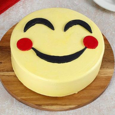 Blush Emoji Cake