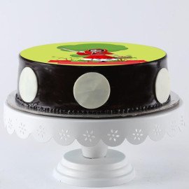 Brave Red Riding Hood Chocolate Photo Cake