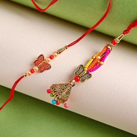 Butterfly Rakhis For Bhai N Bhabhi