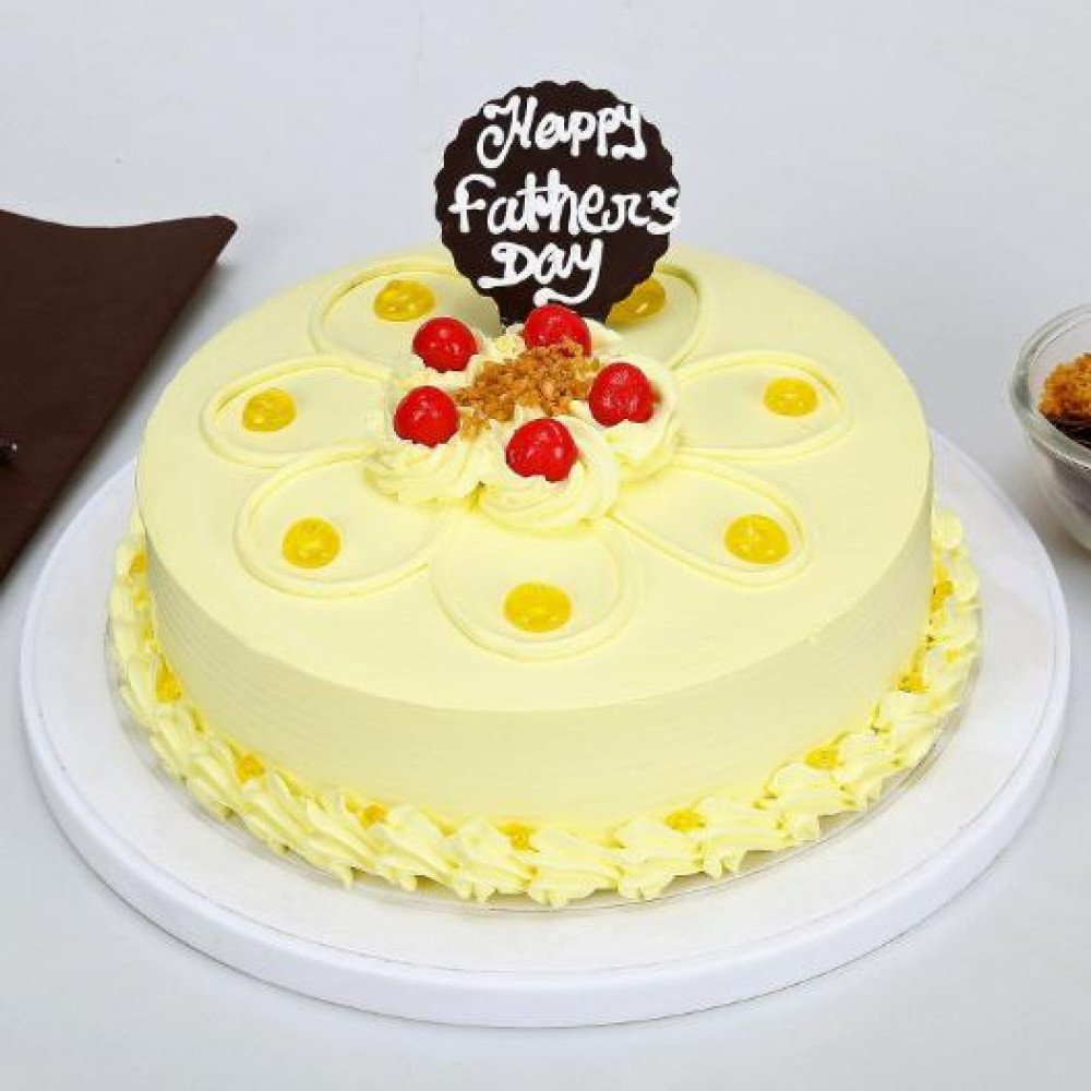 Butterscotch Cake For Fathers Day