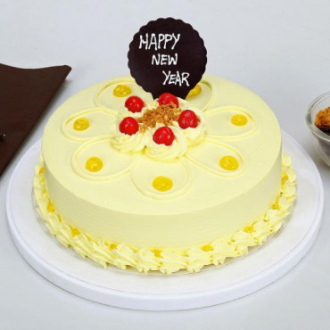 Butterscotch New Year Cake