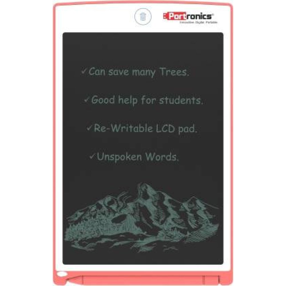 PORTRONICS PORTABLE RUFFPAD E-WRITER (PINK)