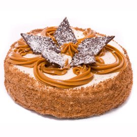 Caramel Drop Cream Cake