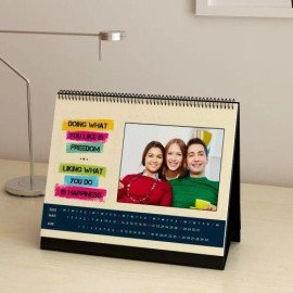 Change Your World Personalized Desk Calendar