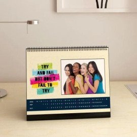 Change Your World Personalized Desk Calendar