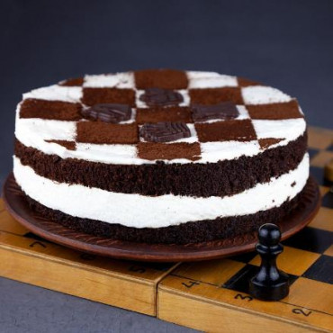 Chessboard Design Black Forest Cake