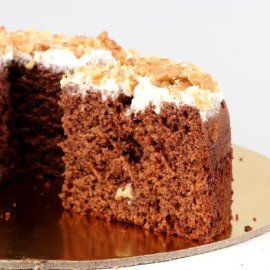 Choco Walnut Cheesecake Cake