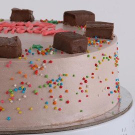 Chocolate Cake With 5 Star