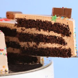 Chocolate Cake With 5 Star