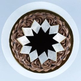 Chocolate Cream Cake With Kaju Katli