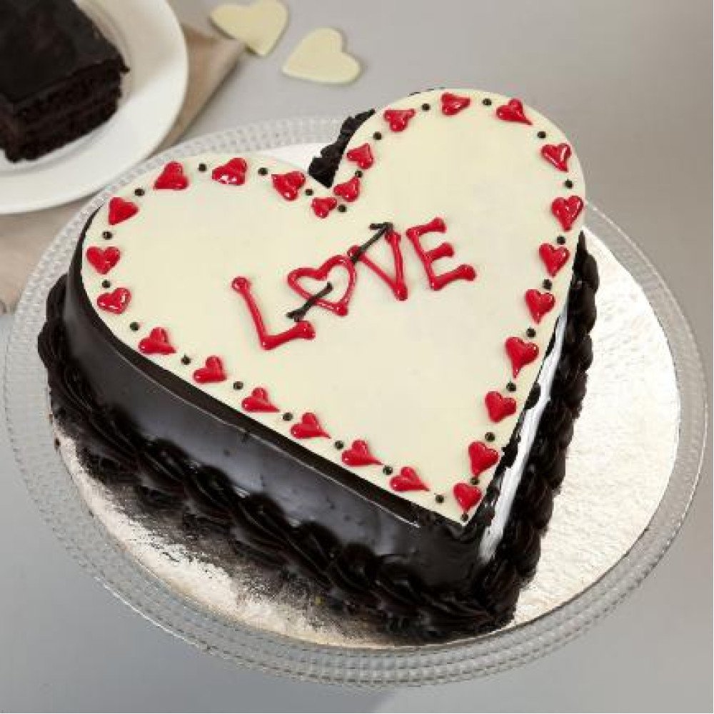 Chocolate Truffle Love Cake