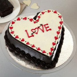 Chocolate Truffle Love Cake
