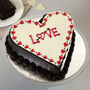 Chocolate Truffle Love Cake