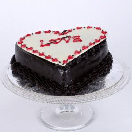 Chocolate Truffle Love Cake