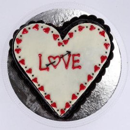 Chocolate Truffle Love Cake