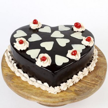 Chocolatey Hearts Cake