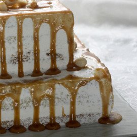 Chocolaty Golden 2 Tier Cake