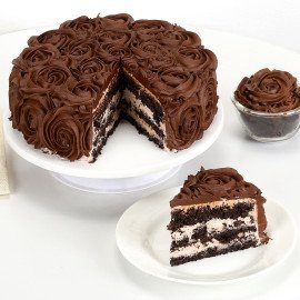 Chocolaty Rose Cake
