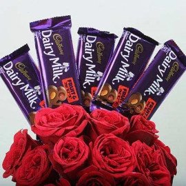 Classic Choco Flower Arrangement