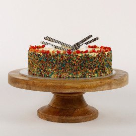 Colored Vermicelli Cream Cake