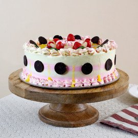 Colourful Cream Cake