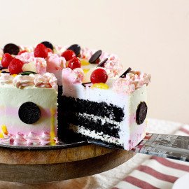 Colourful Cream Cake