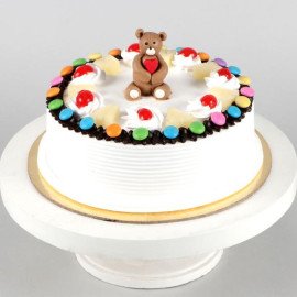 Colourful Topping Fondant Pineapple Cake