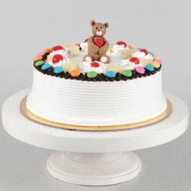 Colourful Topping Fondant Pineapple Cake