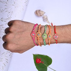 Colourful Barfi Rakhis