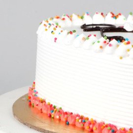 Couple Heart Chocolate Cake