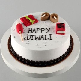Crackers & Diya Chocolate Cake