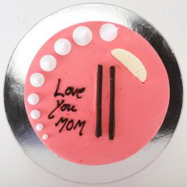 Cream Drop Cake For Mom