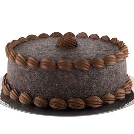 Cream Swirl Truffle Cake