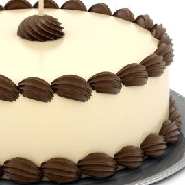 Creamy Chocolate Cream Drop Cake
