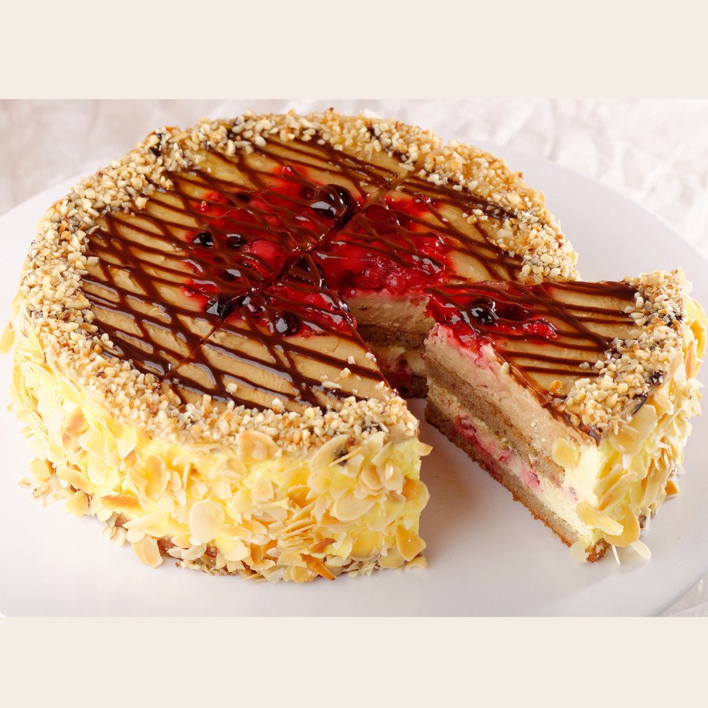 Creamy Strawberry Fruit Cake