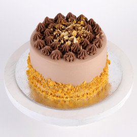 Crunchy Almond Flakes Cake