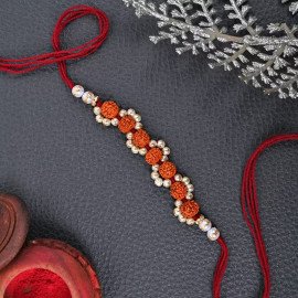 Customised Cushion Rakhi Combo