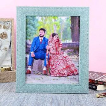 Customised Denim Photo Frame