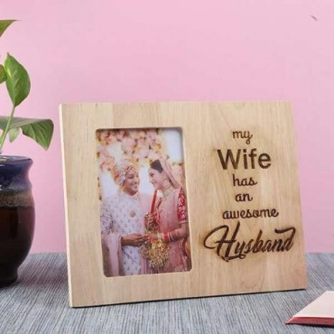 Customised Awesome Husband Photo Frame