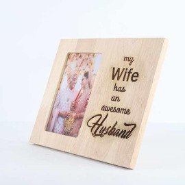 Customised Awesome Husband Photo Frame