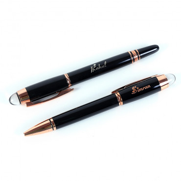 Customized Roller Ball Pen Couple Set