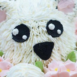 Cute Black Forest Cream Cake