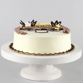 Cute Girl Chocolate Cake