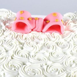 Cute Minnie Mouse Chocolate Cake