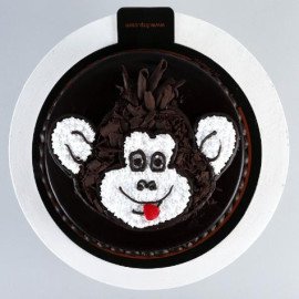 Cute Monkey Chocolate Cake