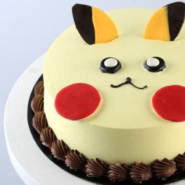 Cute Pikachu Butterscotch Cake