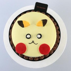 Cute Pikachu Butterscotch Cake