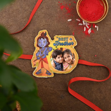 Cute Krishna Custom Rakhi