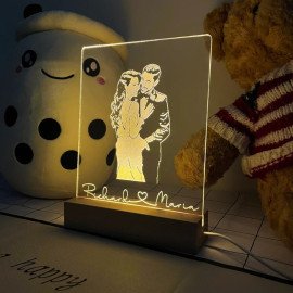 Custom Photo Desk Lamp, Picture Night Lamp