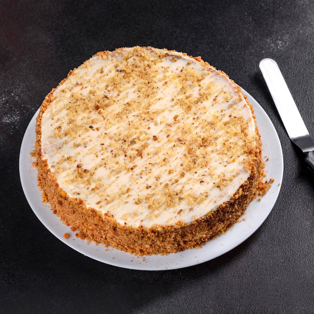 Delicious Carrot Cream Cake